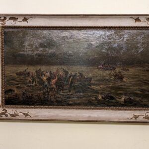 Dipinto  Firmato A. Tommasi  Titolo "Il Naufragio"